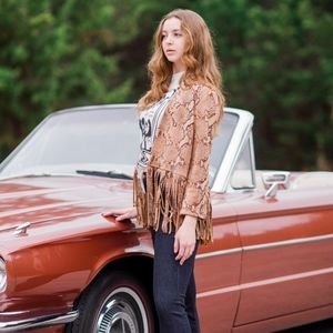 NWOT/ L&B Fringed Jacket